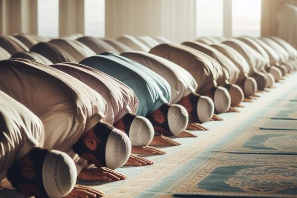 musulmans qui font la priere