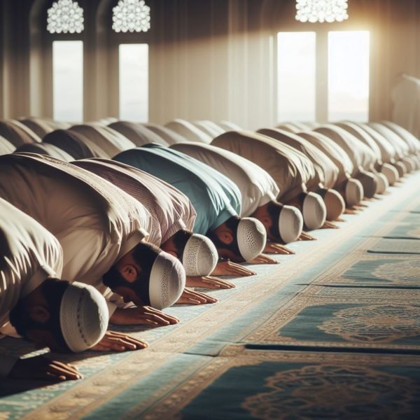 musulmans qui font la priere